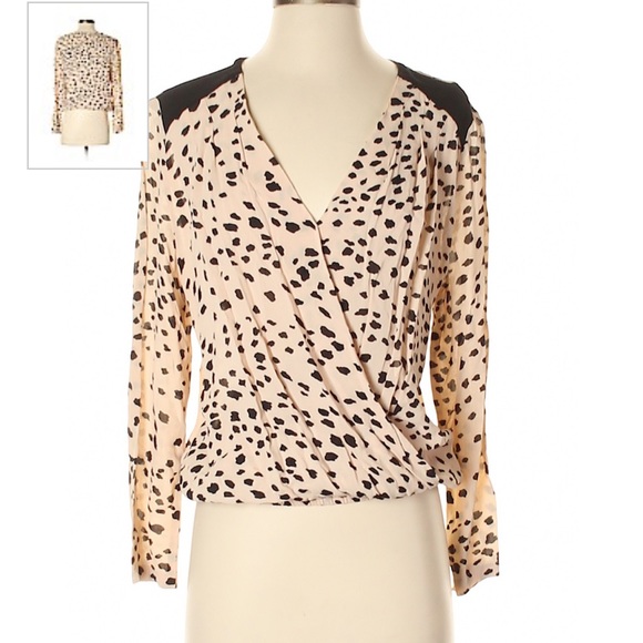 Sam & Lavi Tops Sam Lavi Silk Surplus Blouse Poshmark